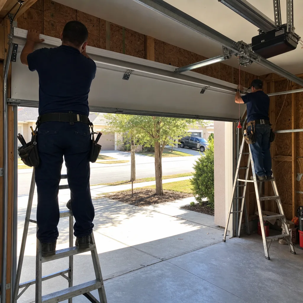 Garage Door Installation in Pleak